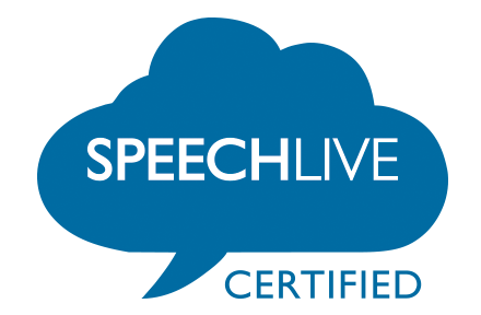SpeechLive Certified